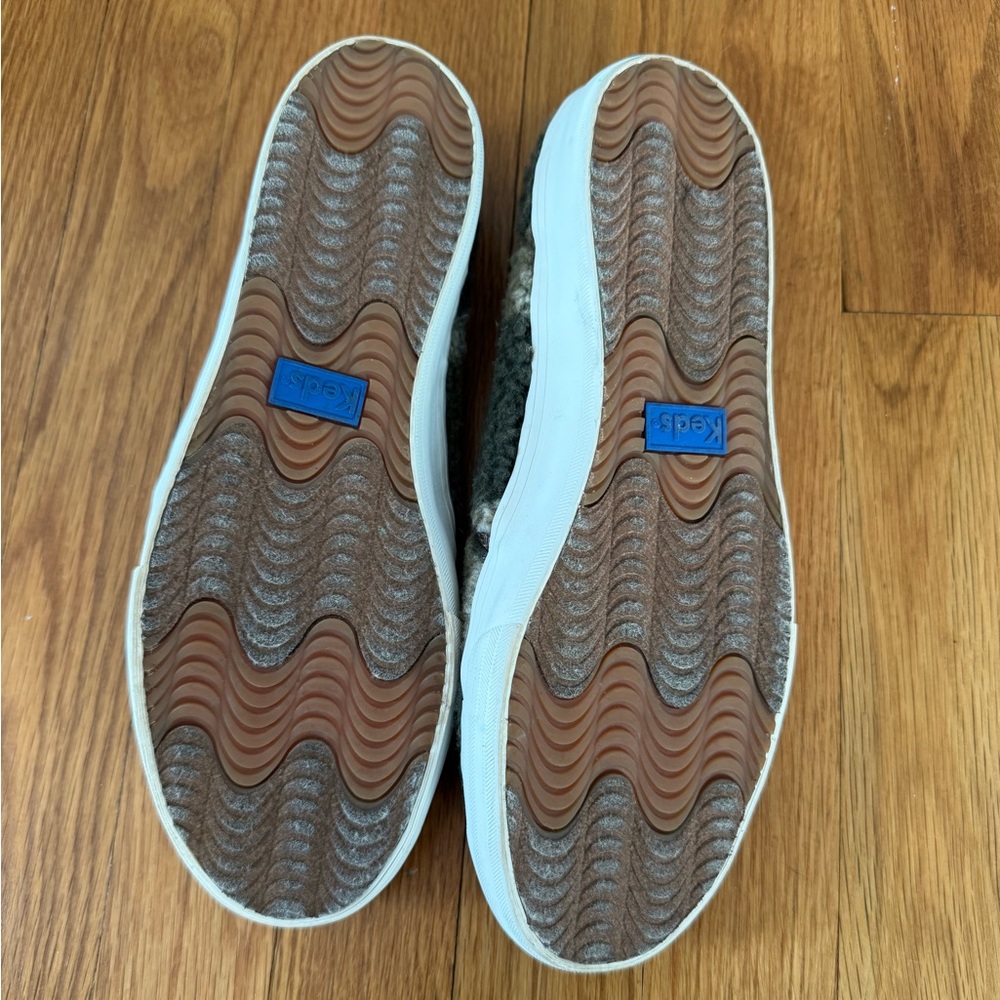 Keds Women's Double Decker Fleece Camouflage Slip-On Sneakers - Picture 3 of 5